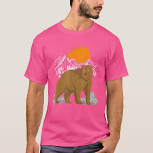 Wildlife Brown Bear Forest Animal Nature Animal  B T-Shirt
