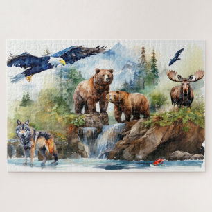 Wildlife Collage Jigsaw Puzzle