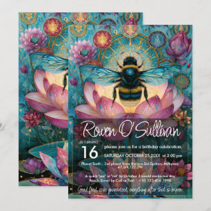 Wildlife Dreams Bumble Bee Design Invitation