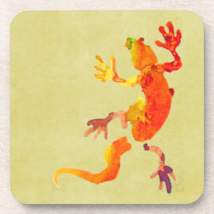 Wildlife eco gecko lizard reptile coaster