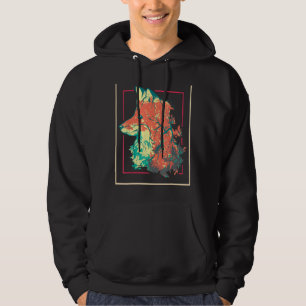 Wildlife Forest Trees Nature Animal Fox Hoodie