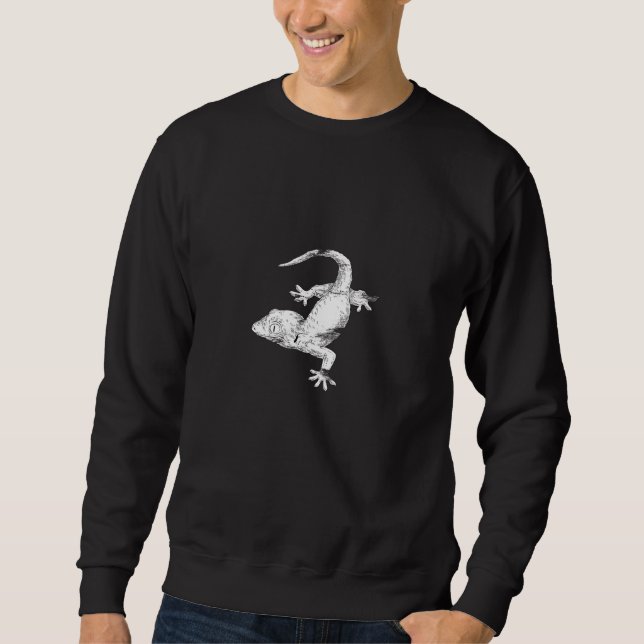 Wildlife Gecko  Reptile Lizard Gecko Sweatshirt (Front)