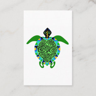 Wildlife - Graphic SEA TURTLE - Nature - Nautical Business Card