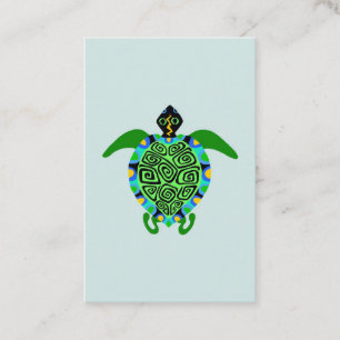 Wildlife - Graphic Sea TURTLE - Nature-Sea spray - Business Card