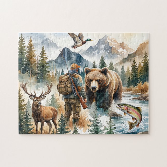 Wildlife Hunting Jigsaw Puzzle (Horizontal)
