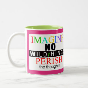 Wildlife - IMAGINE -Endangered animals -  Two-Tone Coffee Mug
