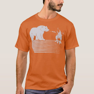 Wildlife Ironic Bear Grilling Nature Forest Premiu T-Shirt