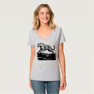 Wildlife Jaguar Sprint Grey T-Shirt