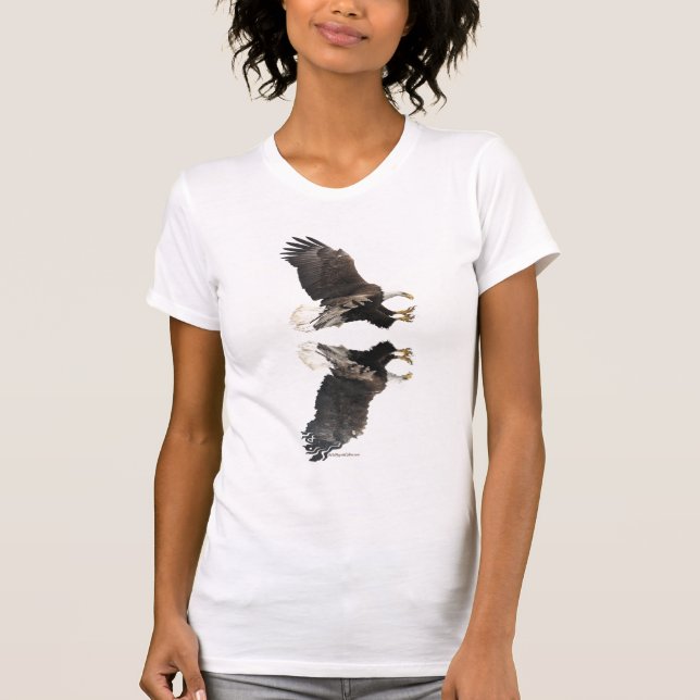 Wildlife Landing Bald Eagle T-Shirt (Front)