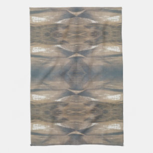 Wildlife Leopard Wild Animal Pattern Brown Black Tea Towel