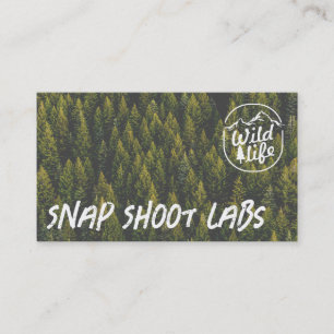 Wildlife Logo   Forrest Business Card