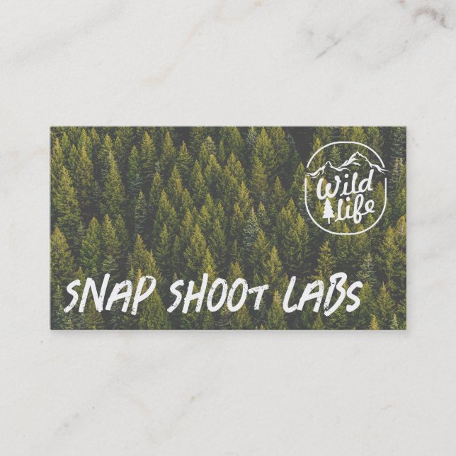 Wildlife Logo | Forrest Business Card (Front)