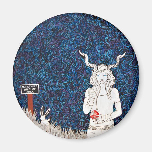 Wildlife Magnet by Meghan Oona Clifford (Front)