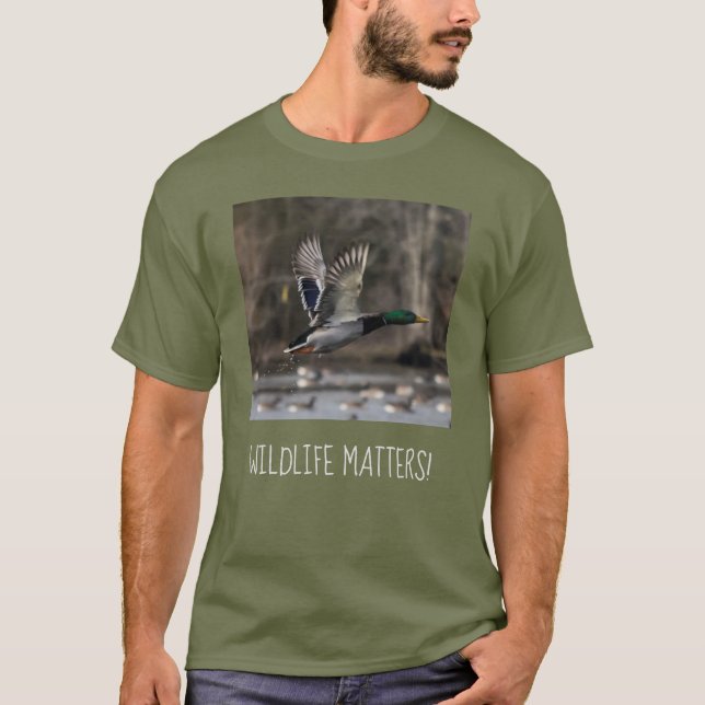 Wildlife Matters! Men's Basic T-Shirt (Front)