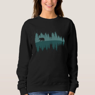 Wildlife Nature Animal Bear Outdoor Forest  1 Sweatshirt