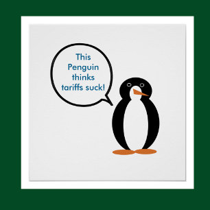 Wildlife Penguin Awareness Heritage Gift Poster