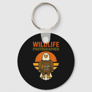 Wildlife Photographer Bald Eagle Bird Photography Key Ring