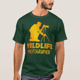 Wildlife Photographer Safari Trip Family Vacation T-Shirt