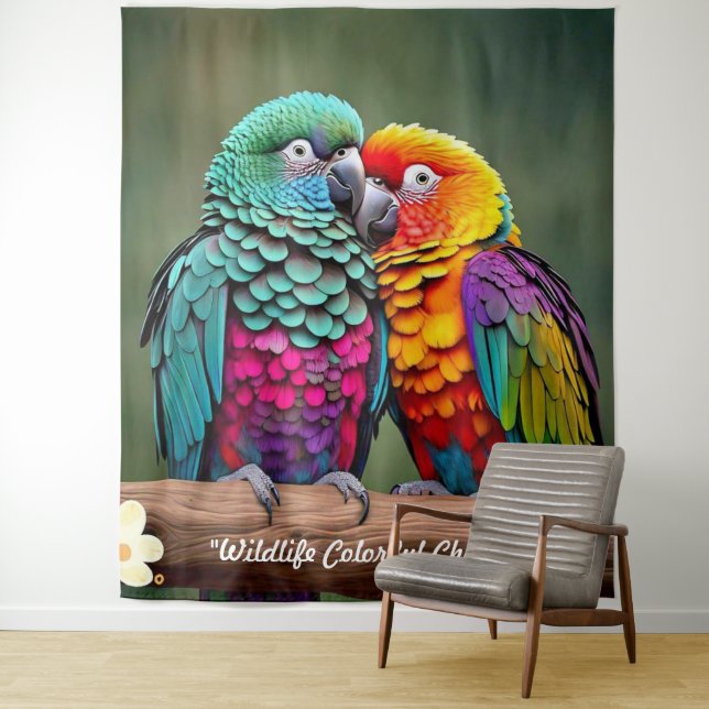 "Wildlife Photography Art" Tapestry (In Situ)