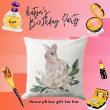 Wildlife Rabbit And Flowers