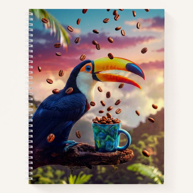 WILDLIFE RAINFOREST TOUCAN NOTEBOOK (Front)
