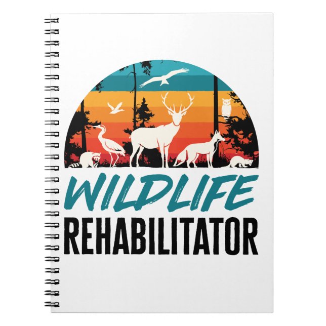Wildlife Rehabilitator Rescue Notebook (Front)