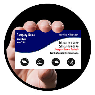 Wildlife Removal Business Cards