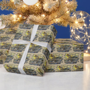 Wildlife Ripped Lion Feast Wrapping Paper