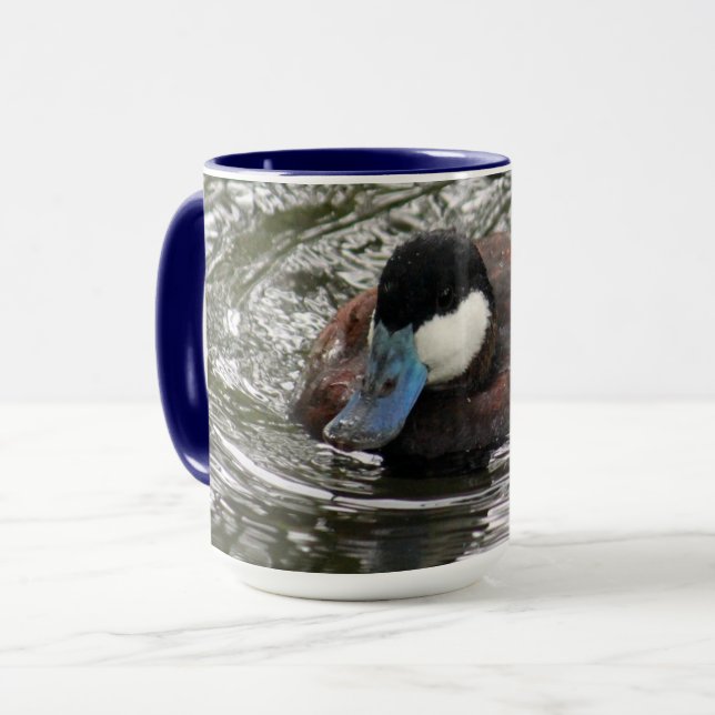 Wildlife Ruddy Duck Photo Mug (Front Left)