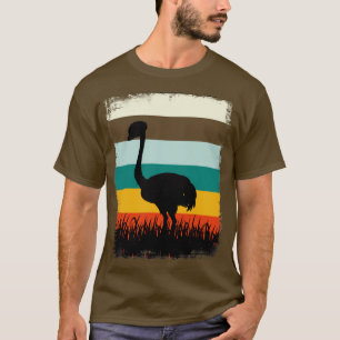 Wildlife Safari Zoo Bird Animal Ostrich T-Shirt
