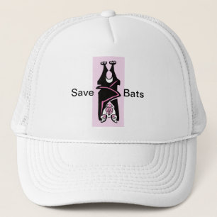 Wildlife - Save BATS -Animal activist - Pink Trucker Hat