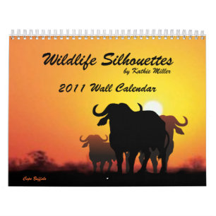 Wildlife Silhouettes 2011 Wall Calendar