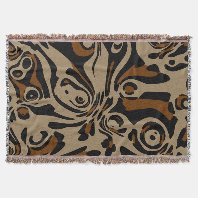 Wildlife Texture Nature Aesthetic Throw Blanket (Front)