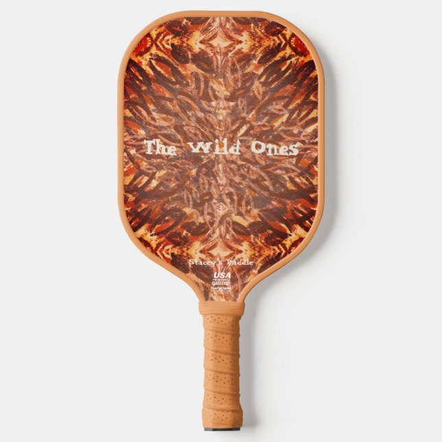Wildlife Theme Pickleball Paddle (Front)