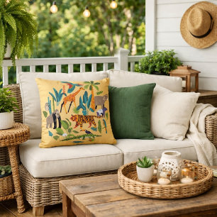 Wildlife Throw Pillow