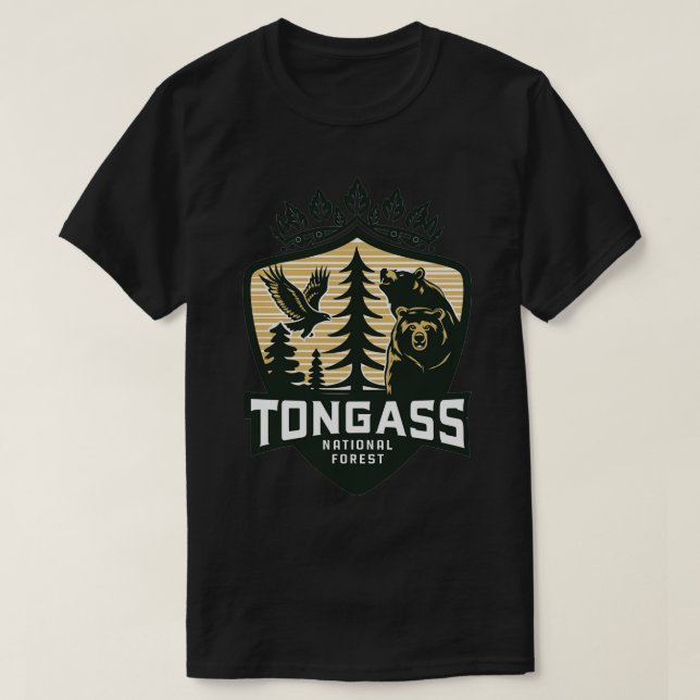 Wildlife Tongass National Forest TShirt (Design Front)