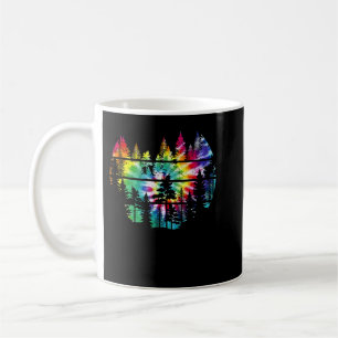 Wildlife Trees Outdoors Nature Retro Forest Sleeve Coffee Mug