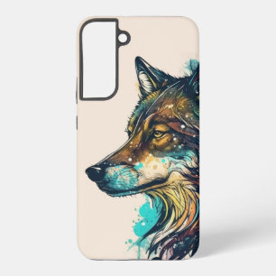 Wildlife Wolves Wolf Head Animal Art Samsung Galaxy Case
