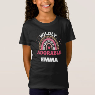 "Wildly Adorable Personalised Girl Tee - Boho Rain