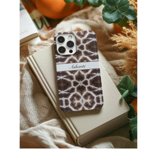 Wildly Elegant Personalised Safari Giraffe Print Case-Mate iPhone Case