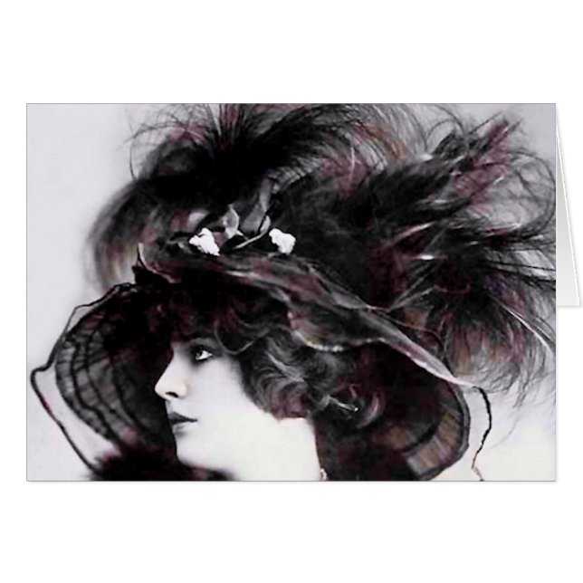 Wildly Feathered Hat (Front Horizontal)