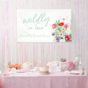 Wildly In Love Bridal Shower Banner