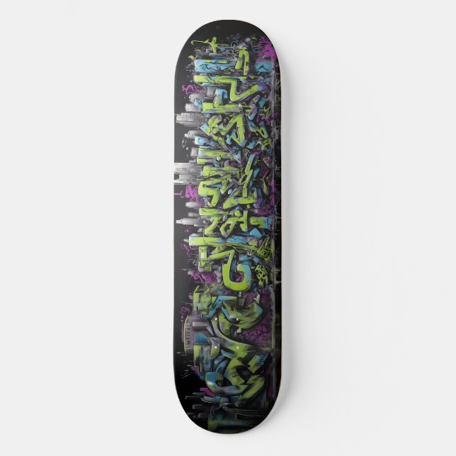Wildstyle Graffiti 1 Skateboard (Front)
