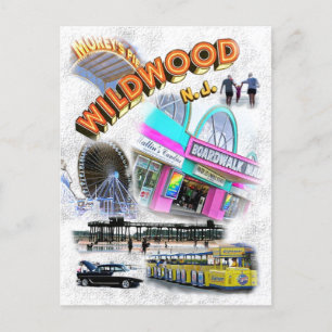 Wildwood, New Jersey Boardwalk Postcard