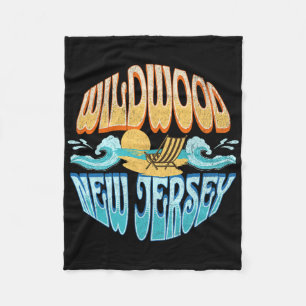 Wildwood New Jersey Fleece Blanket