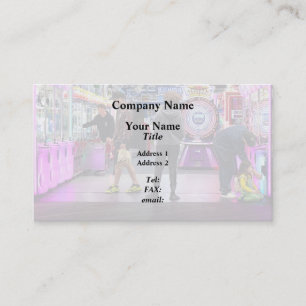 Wildwood NJ Boardwalk Arcade Business Card
