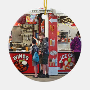 Wildwood NJ – Food Stand Ceramic Tree Decoration