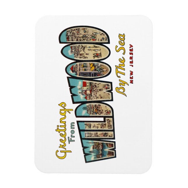 Wildwood NJ Magnet (Vertical)