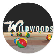 Wildwoods Sign in Wildwood New Jersey