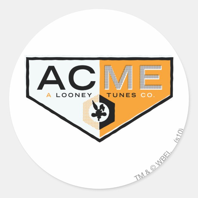 WILE E. COYOTE™ Acme 2 Classic Round Sticker (Front)